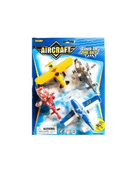 SAMOLOTY "AIRCRAFT" - 4 szt.