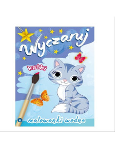 MALOWANKI WODNE "WYCZARUJ KOTKI"