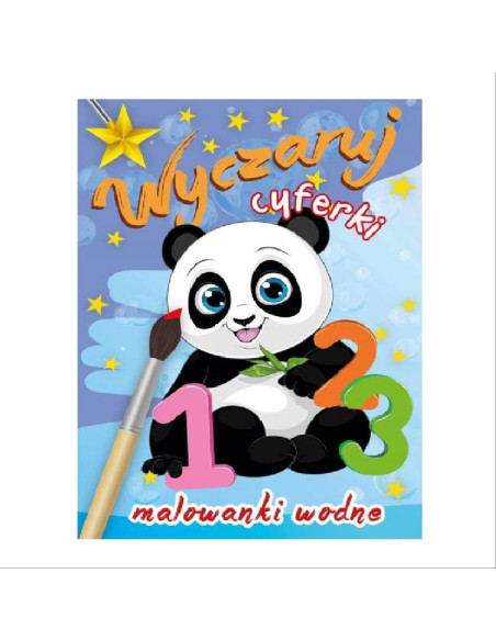 MALOWANKI WODNE "WYCZARUJ CYFERKI"