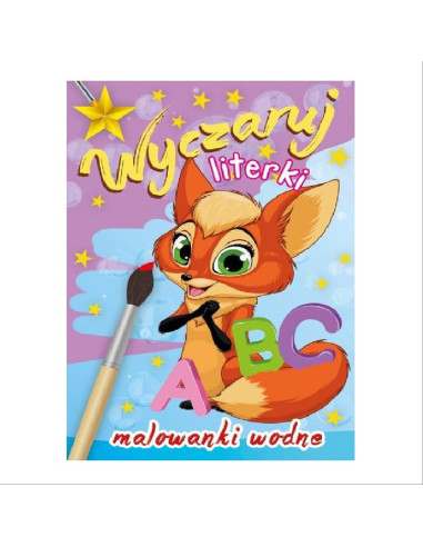 MALOWANKI WODNE "WYCZARUJ LITERKI"