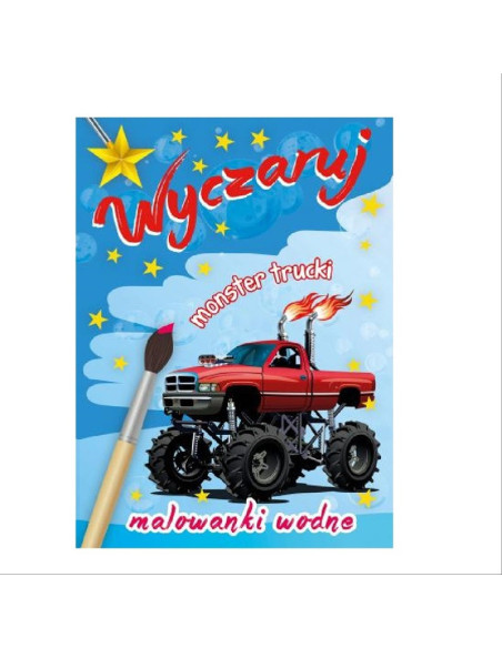 MALOWANKI WODNE "WYCZARUJ MONSTER TRUCKI"