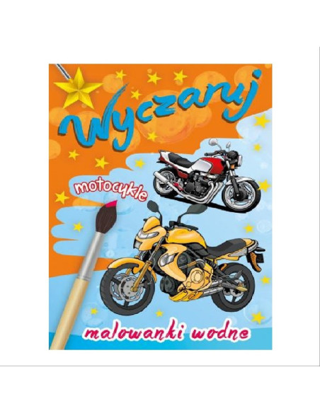 MALOWANKI WODNE "WYCZARUJ MOTOCYKLE"