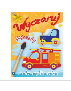 MALOWANKI WODNE "WYCZARUJ POJAZDY"