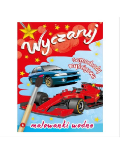 MALOWANKI WODNE "WYCZARUJ SAMOCHODY WYŚCIGOWE"