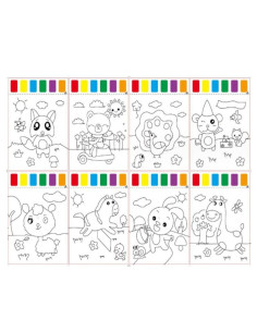 MALOWANKI Z FARBAMI "ZWIERZĘTA"