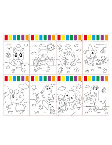 MALOWANKI Z FARBAMI "ZWIERZĘTA"