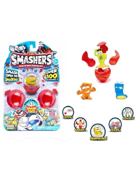 ZURU SMASHERS FIGURKA W PIŁCE - 3 szt.
