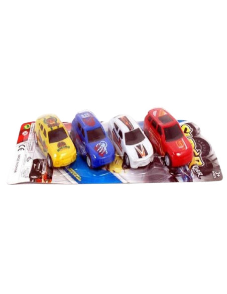 AUTKA "SUPERCARS" - 4 szt.