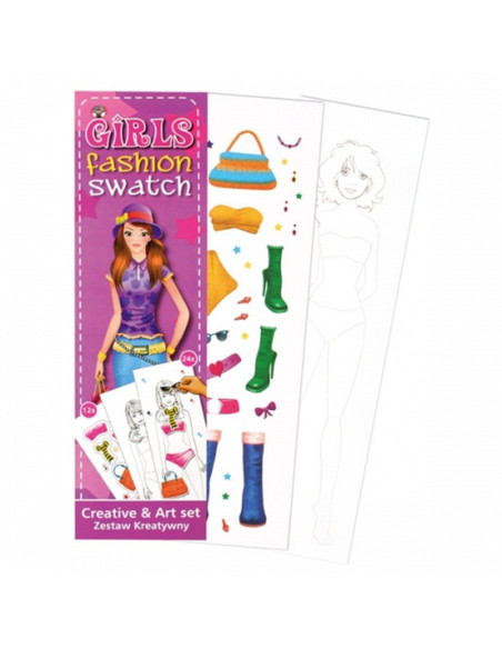 *ZESTAW KREATYWNY "GIRL-FASHION" (L)