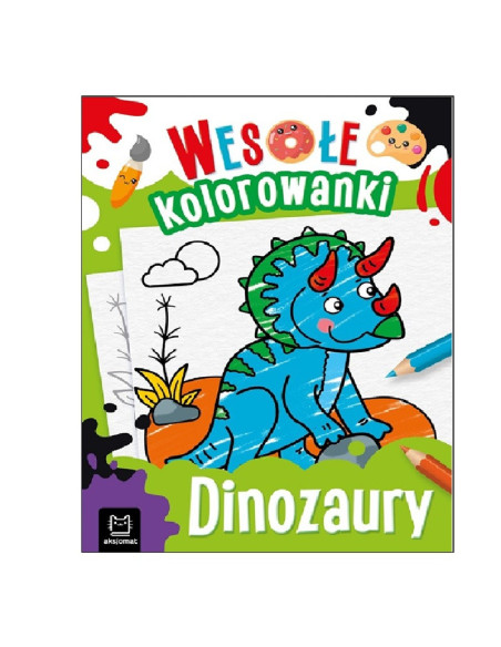 WESOŁE KOLOROWANKI "DINOZAURY"