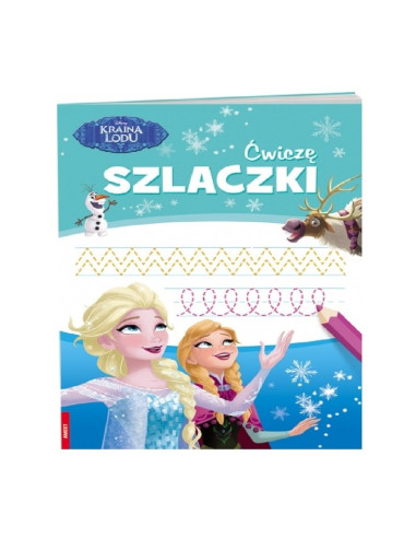 KSIĄŻECZKA EDUKACYJNA "KRAINA LODU .ĆWICZĘ SZLACZKI"