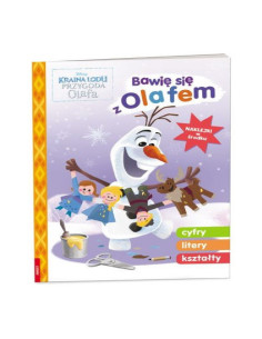 KSIĄŻECZKA EDUKACYJNA "KRAINA LODU.BAWIĘ SIĘ Z OLAFEM"