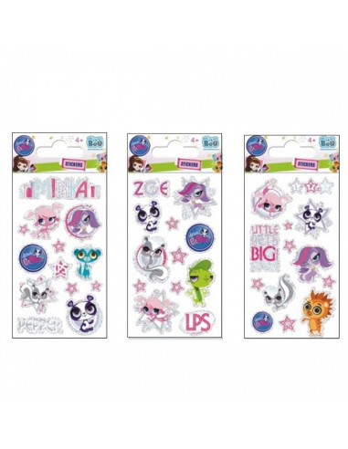 *NAKLEJKI "LITTLEST PET SHOP-BROKAT" (L)