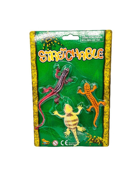 ROZCIĄGLIWE JASZCZURKI - 3 szt.