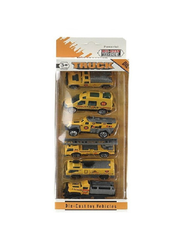 *AUTA METALOWE "TRUCK-PREMIUM" (L) - 6 szt.