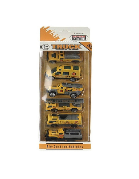 *AUTA METALOWE "TRUCK-PREMIUM" (L) - 6 szt.