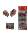 AUTA METALOWE "FIRE FIGHTING - PREMIUM" - 3 szt.