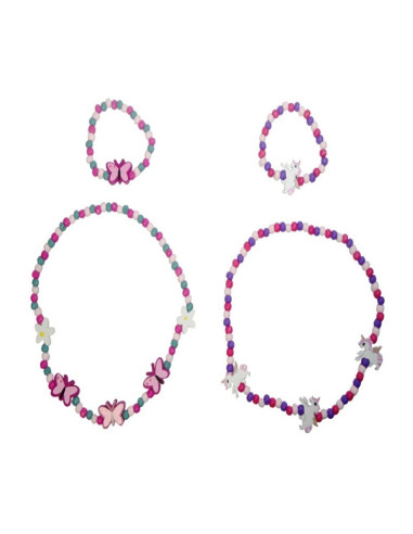 BIŻUTERIA "ZESTAW WOOD - MIX"