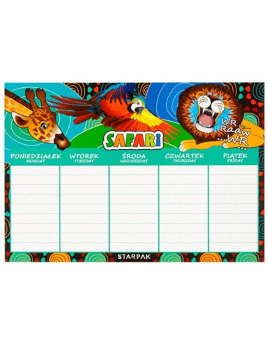 PLAN LEKCJI  "SAFARI"