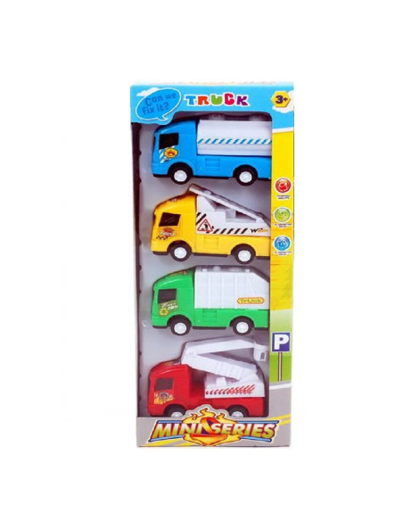 AUTA CIĘŻARÓWKI  - 4 szt.