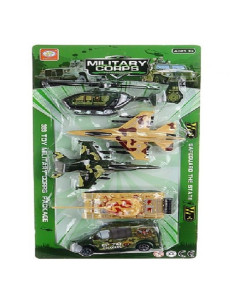 DUŻE POJAZDY "MILITARY" - 5 szt.