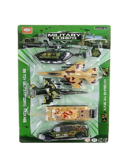 DUŻE POJAZDY "MILITARY" - 5 szt.