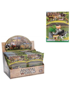 ZWIERZĄTKA  DOMOWE "ANIMAL WORLD"- 9 szt.
