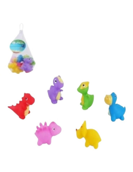 ZWIERZĄTKA DO KĄPIELI "BATH - DINO" - 6 szt.