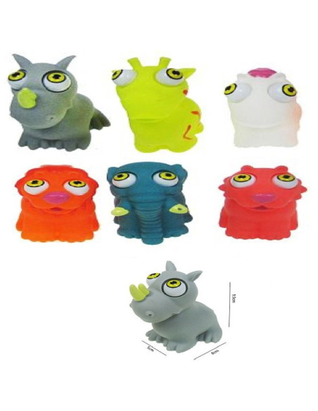 GNIOTEK ZWIERZĄTKO  Z RUCHOMYMI OCZAMI "ANIMALS"