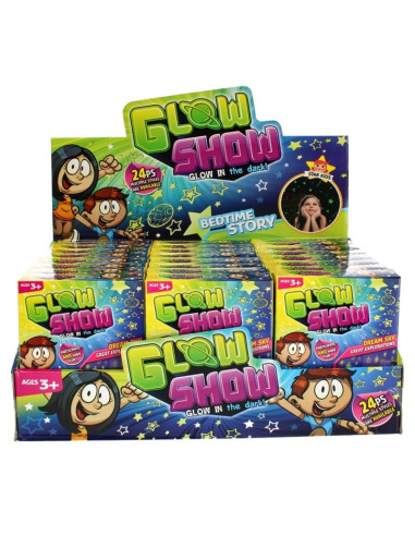 ŚWIECĄCE GWIAZDKI "GLOW SHOW"  - 15 szt.