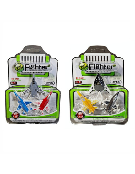 SAMOLOTY "FIGHTER - 3" - 3 szt.