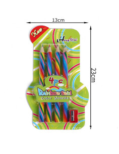 KREDKI OŁÓWKOWE "TRÓJKĄTNE"