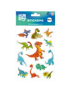 NAKLEJKI ŻELOWE "DINO - 2"