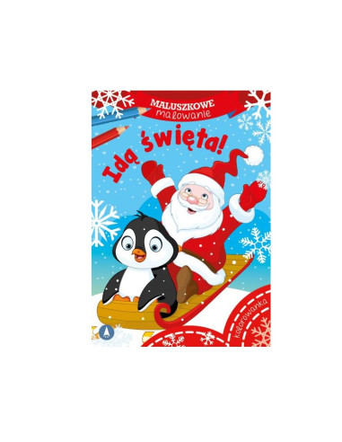 KOLOROWANKA  "M-M IDĄ ŚWIĘTA"