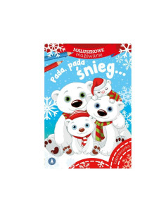 KOLOROWANKA  "M-M PADA, PADA ŚNIEG..."