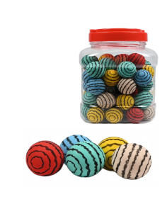 PIŁKI KAUCZUKOWE "MIX - 65" - 60 szt.