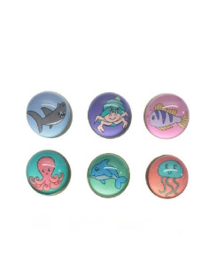 PIŁKI KAUCZUKOWE "SEA ANIMALS"- 50 szt.