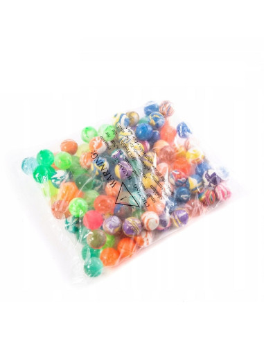 PIŁKI KAUCZUKOWE "ZESTAW - 9" - 100 szt.