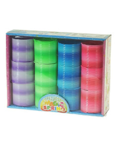 DUŻE SPRĘŻYNY "TĘCZOWE" (SERIA 3) - 12 szt.