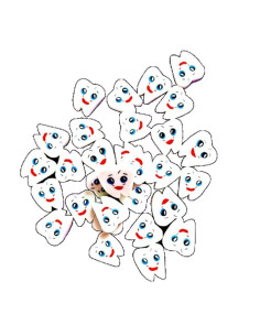 GUMKA DO MAZANIA "BIAŁY ZĄBEK"