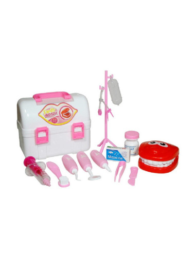 ZESTAW DENTYSTA W KUFERKU "GIRL"