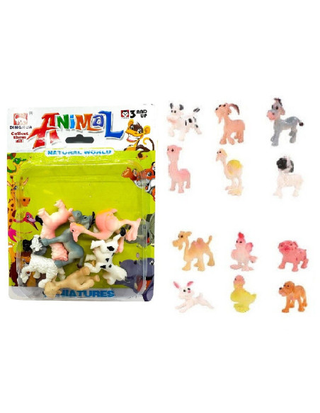 MINI ZWIERZĄTKA "ANIMALS-BOX" - 6 szt.