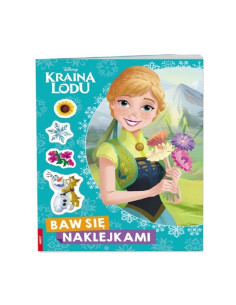 KSIĄŻECZKA Z NAKLEJKAMI "KRAINA LODU - FROZEN"