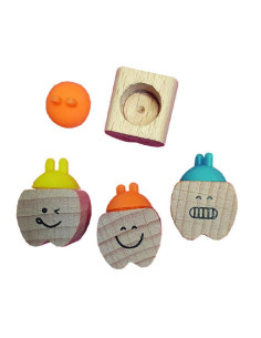 DREWNIANE PUDEŁKO NA MLECZAKI "ZĄBEK - WOOD"