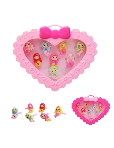 PIERŚCIONKI "SERIA- 4" - 8 szt.