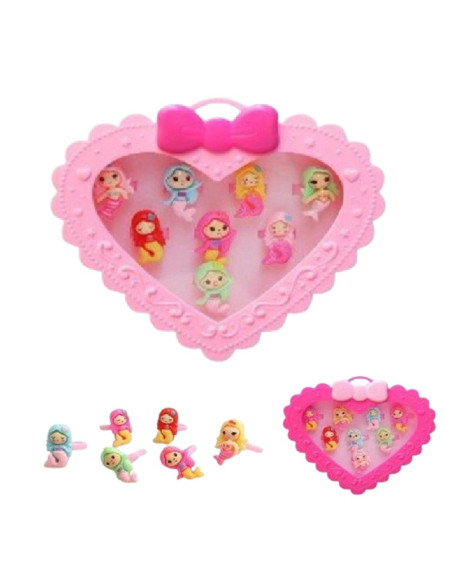 PIERŚCIONKI "SERIA- 4" - 8 szt.