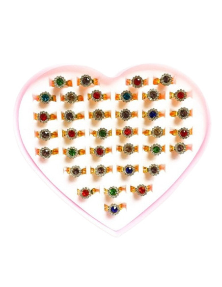 PIERŚCIONKI "LUX - 6" - 36 szt.