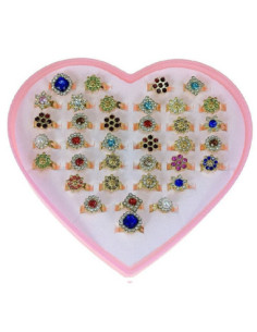 PIERŚCIONKI "LUX - 21" - 36 szt.