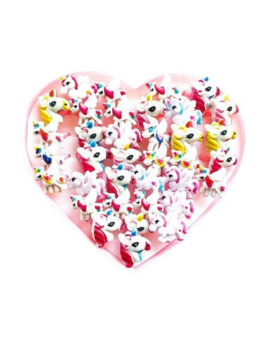 PIERŚCIONKI "JEDNOROŻEC - 2" - 36 szt.