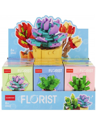 KLOCKI  "KWIATY" (SERIA 3) - 1 szt.